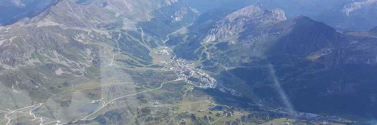 Flugwegposition um 14:24:38: Aufgenommen in der Nähe von Gemeinde Untertauern, Österreich in 2910 Meter